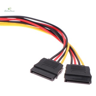 [Nhà Điện] 1 Dây Nối Dài SATA 20CM Cho HDD SSD Đĩa Cứng SATA Power Y Cáp Chia 15 Pin Nam Đến Kép 15 Pin Nữ Cáp Điện mới