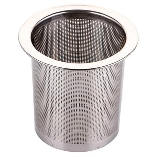 Bộ lọc trà/cà phê inox 304 lưới mịn dung tích lớn có nắp, tái sử dụng, bền bỉ, dùng cho cốc trà cà phê