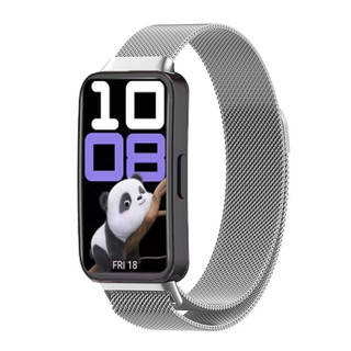 Dây đeo Milanese từ tính cho Huawei Band 10 Vòng đeo tay thể thao bằng kim loại thoải mái Phụ kiện dây đeo cổ tay