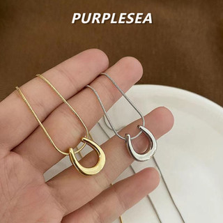 [Ưu đãi đặc biệt] Vòng cổ Mặt dây chuyền móng ngựa hình chữ U màu bạc Vòng cổ nữ 2025 Ánh sáng mới Thiết kế thích hợp sang trọng Phụ kiện dây chuyền xương đòn Đơn giản phù hợp với mọi trận đấu