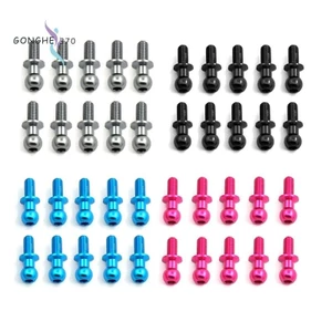 10 Chiếc M3 Kim Loại Lục Giác Đầu Bóng Vít Cho Tamiya TT01 TT02 Sakura D5 1 / 10 RC Drift Xe Phụ Tùng Đa Năng