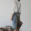 Tạp dề denim nữ DELMER, Tạp dề quảng cáo chống dầu denim đã giặt, Túi giải trí Làm dày thợ cắt tóc Quần áo làm việc tại nhà bếp