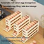 Khay Đựng Trứng Cuộn Tự Động Tiết Kiệm Không Gian Cho Tủ Lạnh , Khay trứng hộp đựng để trứng 2 4 tầng tự lăn My Nhân