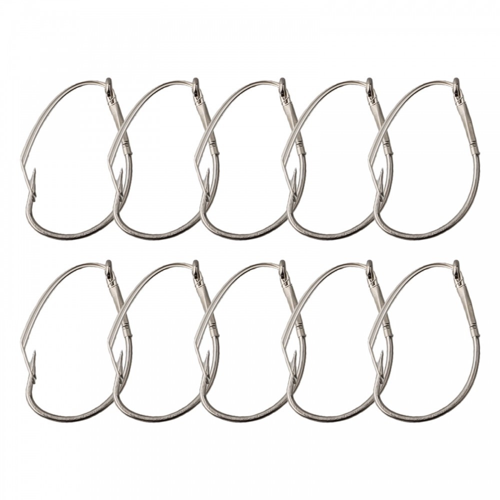 Fishing Hooks 10pcs/Box Gap High Carbon Steel Hook Hooks Weedless Wide