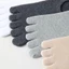 Tất thể thao KANGN, Tất vô hình năm ngón bằng Cotton thông thường, Tất thuyền chạy bộ thoáng khí chống trượt
