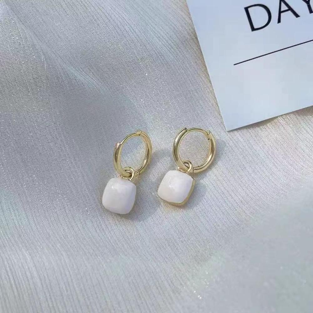 Bông tai trái tim MERIGGIARE, Bông tai Dangle thanh lịch trái tim tình yêu, Thiết kế đơn giản cổ điển Bông tai thả ngọt ngào