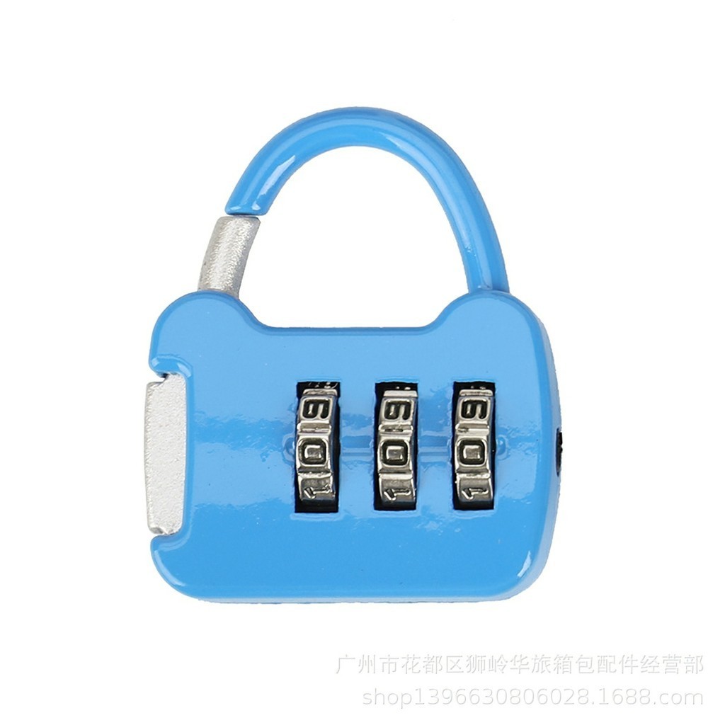 Ổ Khóa Du Lịch Mini Cao Cấp 4 Số - 3 Số An Toàn Tiện Dụng Cho Balô, Vali, Hành Lý FERA