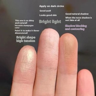 Bảng highlight đường viền Timage bóng mũi cao, bảng ba màu Master dễ dùng cho trang điểm mặt