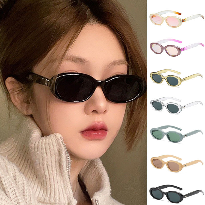 Kính râm hình bầu dục Hàn Quốc UV400 Phân cực cổ điển dành cho nam nữ ...