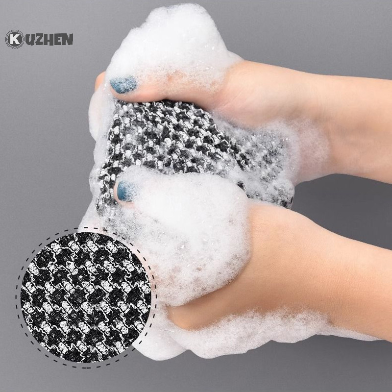 Kuzhen Nhật Bản Chà Khăn Lau Tắm Nylon Khăn Bàn Chải Cho Khăn Lưng Tẩy Tế Bào Chết Tắm Bọt Biển Cơ Thể Phụ Kiện Phòng Tắm HOT