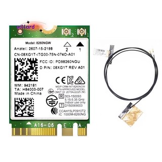 Thẻ WiFi 8260 8260NGW + Mô-đun thẻ không dây 2XAntenna 867M cho AC 8260