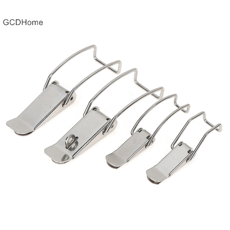 Gcdhome Chốt Khóa Hộp Kim Loại Dài Bản Lề Phần Cứng Nội Thất Phụ Kiện HOT