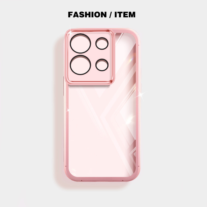 Ốp điện thoại trong suốt màu siêu mỏng YBD cho Infinix Note 30 Pro Note 30i Zero 30 GT 10 Pro GT 20 Pro X6731 X6739 X683B X6716B Vỏ mềm silicon trong suốt thời trang nữ tính