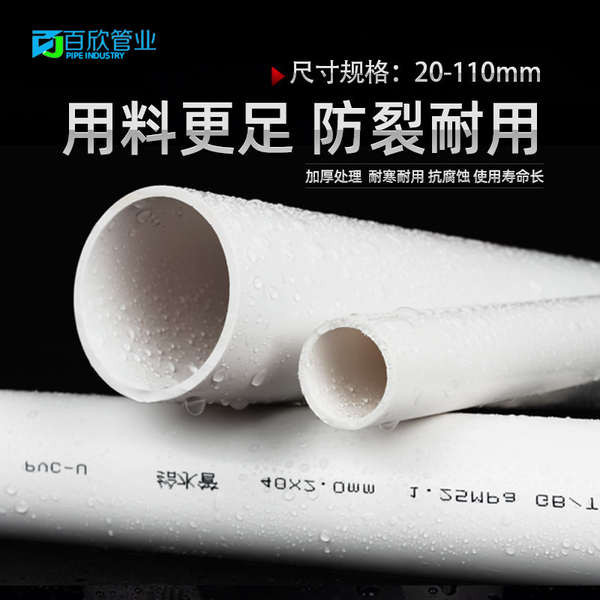 Ống Nhựa Pvc Ống Nước Phụ Kiện Cấp Nước Ống Trên Ống Nước Phụ Kiện Nhựa 20 25 32 40 50 63 75 90 110