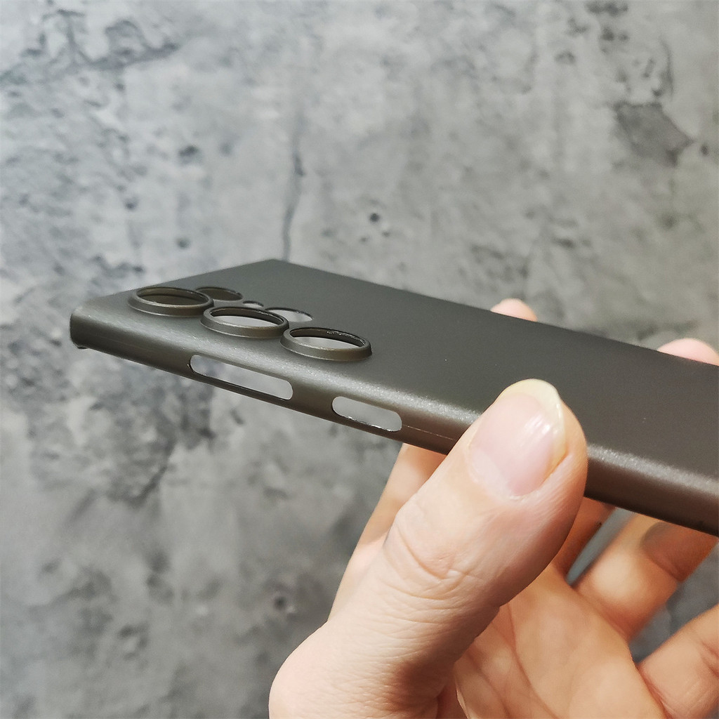 Ốp Điện Thoại Cứng Micro Matte Siêu Mỏng 0.3mm Cho Samsung S24 Ultra Galaxy S23 Ultra S24 + S23 Bảo Vệ Toàn Diện Chống Nắng