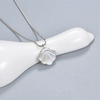 S925 Bạc Vỏ Vòng Cổ Thời Trang Đơn Giản Trang Sức Xương Đòn Dây Xích Cô Gái Sinh Viên Quà Cưới Bán Buôn