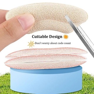 Giày Trẻ Em Gót Dán Bảo Vệ Bé Chống Rơi Gót Miếng Lót Chống Mài Mềm Điều Chỉnh Kích Thước Giày Nửa Miếng Lót Gót Chèn