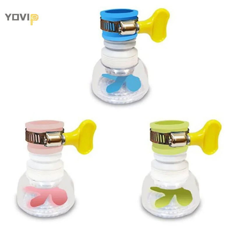 Yovip 360°Xoay Nối Dài Vòi Bếp Máy Sục Khí Ống Kính Thiên Văn er Lọc Khuếch Tán Tiết Kiệm Nước Vòi Tắm Kết Nối VN