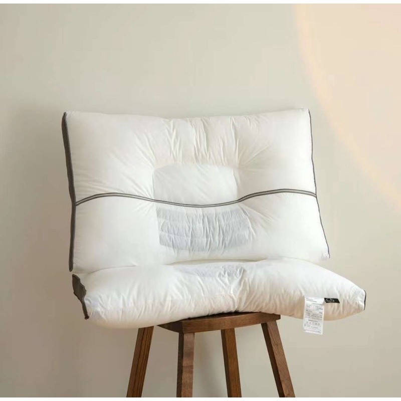 (RG129) Gối Chống Đau Cổ Vai Gáy Sợi Bông Đậu Nano Cao Cấp - MemMinbedding Luxury