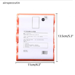 Airpeccutin 5 Cuộn 1 Gói 100 Chiếc Hộ Gia Đình Dùng Một Lần Túi Đựng Rác Nhà Bếp Túi Đựng Rác Vệ Sinh Túi Rác Túi Nhựa EN