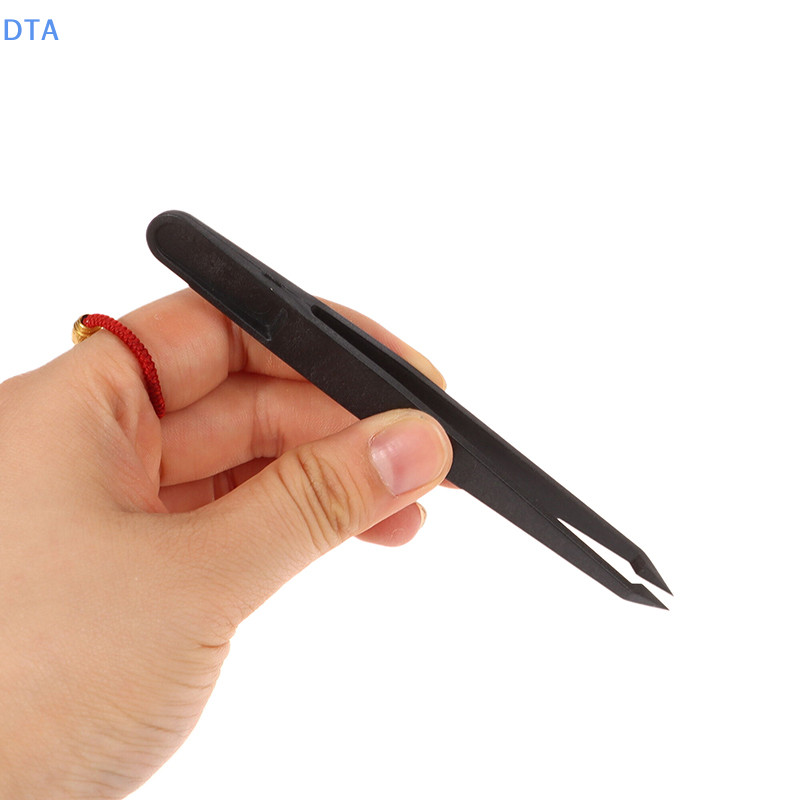 Dta 1 Dụng Cụ Sửa Chữa Đồng Hồ Nhíp Sợi Carbon Chống Tĩnh Điện Thẳng El Tay Cầm Nhựa Lắp Đặt Nhíp Làm Việc Cho Đồng Hồ PO