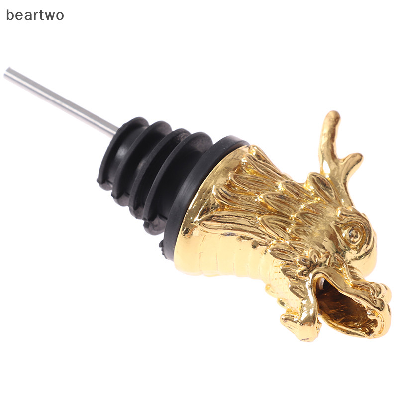< Beartwo > 1Pc Hợp Kim Kẽm Động Vật Rượu Rót Chai Rượu Nút Chặn Máy Hút Rượu Quà Tặng Đẹp