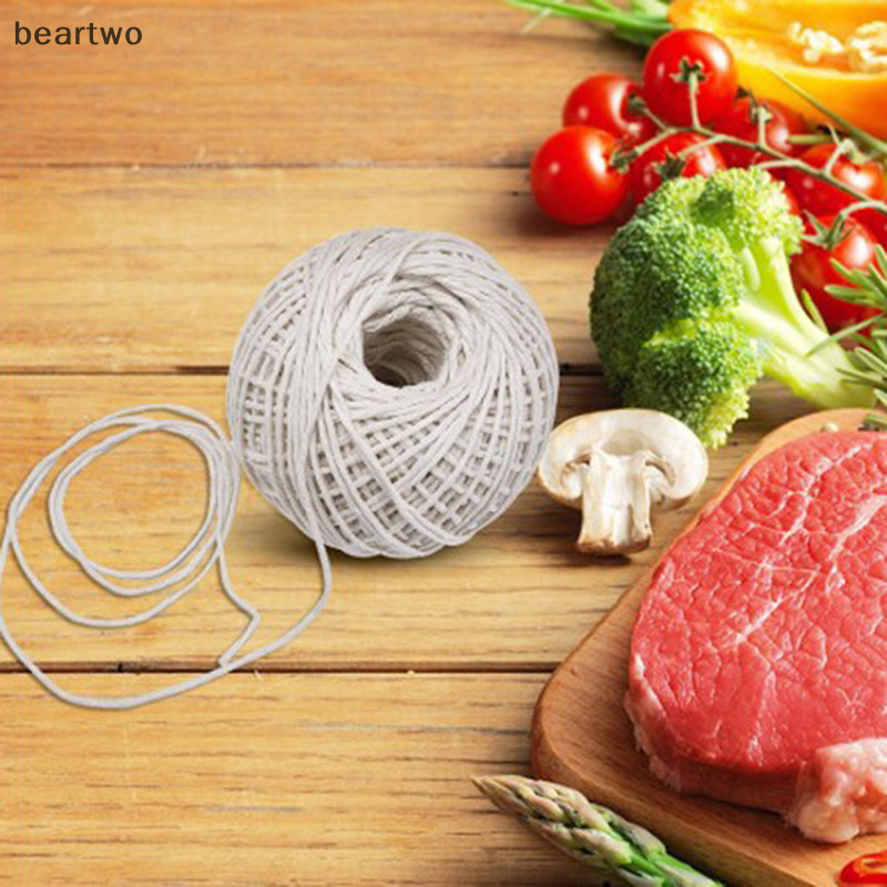 < Beartwo > 75m Dây buộc thịt bằng vải Cotton dành cho đồ tể nấu ăn Dây buộc thịt Xúc xích Dây buộc đẹp