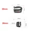FANIELLAPOWELL 5 / 10 chiếc Móc G, Khóa Webbing tháo nhanh 26 / 38mm, Khóa dây đeo có thể điều chỉnh màu đen bền bỉ cho ba lô hành lý ngoài trời
