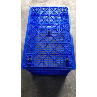 Thùng nhựa đựng đồ  có 5 bánh xe kt 78x50x43 cm bảo quản đồ đạc, giao hàng, trồng rau, nuôi cá