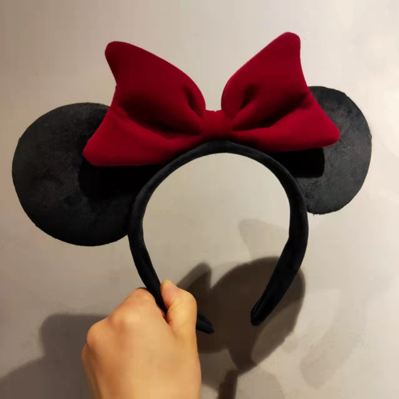 Nơ băng đô tai Mickey công viên giải trí, ảnh người ảnh hưởng, mũ lễ hội/đảng