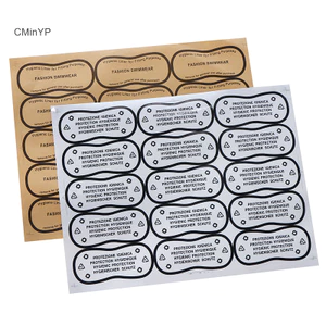 Cminyp 30 Cái / bộ Vệ Sinh Nhãn Trong Suốt Băng Đồ Bơi Thử Trên Nhãn Glory