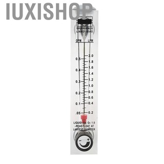 Iuxishop Đồng hồ đo lưu lượng chất lỏng 0,1-0,5GPM LZM-15T Loại bảng điều khiển núm ZG1/4