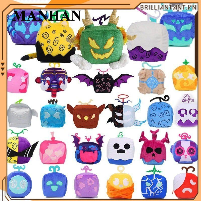 Manhan Blox Fruits Đồ chơi sang trọng, thú nhồi bông Blox Plush, Trái ...
