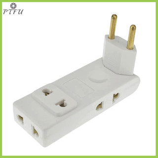Ptfu 4 Trong 1 Ổ Cắm Tường Mở Rộng EU Ổ Cắm Điện 180 Độ Cắm Adapter Du Lịch Aadapter Di Động Bộ Chuyển Đổi Nguồn Mới