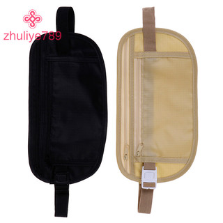 < zhuliye789 > Thắt lưng tiền du lịch Túi đựng ví an ninh eo ẩn Túi đựng hộ chiếu Giá đỡ ID