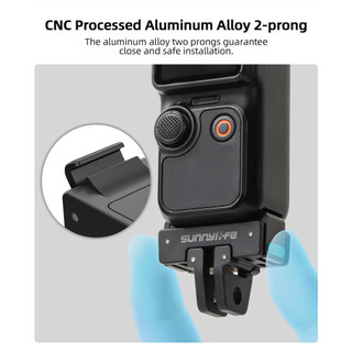 Dành Cho DJI OSMO POCKET 4 / 3 Bộ Chuyển Đổi Phát Hành Nhanh Có Thể Gập Lại Nhanh Đĩa Bỏ Túi 3 Phụ Kiện Mở Rộng