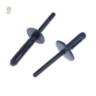 Twe 10 Chiếc Nhựa Màu Đen Đinh Tán Kẹp Giữ Dây Đinh Tán Mù Phụ Kiện Ô Tô VN
