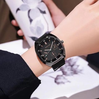 Đồng hồ thạch anh vuông Đồng hồ silicon thông thường thanh lịch Đồng hồ đeo tay cặp đôi thời trang Đồng hồ cấp độ ngoại hình cao dành cho nam và nữ