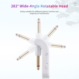 Hilivn) Hệ thống đàn Guitar không dây 2.4G Bộ thu phát đàn Guitar có thể sạc lại cho đàn Guitar điện Bass Dụng cụ gió điện Cắm và chạy 48K / 16bit Truyền thời gian thực 2