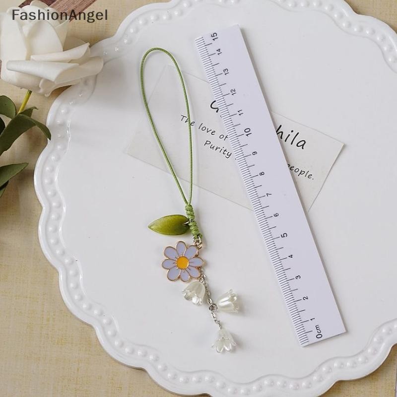 FashionAngel Hoa Dây Đeo Điện Thoại Di Động Quyến Rũ Dễ Thương Cho Điện Thoại Dây Ngắn Dây Tay Móc Khóa Dây Đeo Điện Thoại Mặt Dây Chuyền Thời Trang VN