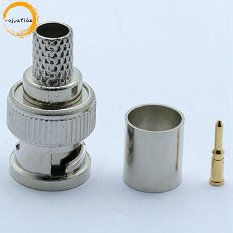 30 CÁI BNC Nam Uốn Kết Nối Cho Hệ Thống Quan Sát Nữ Khớp Nối BNC RG6