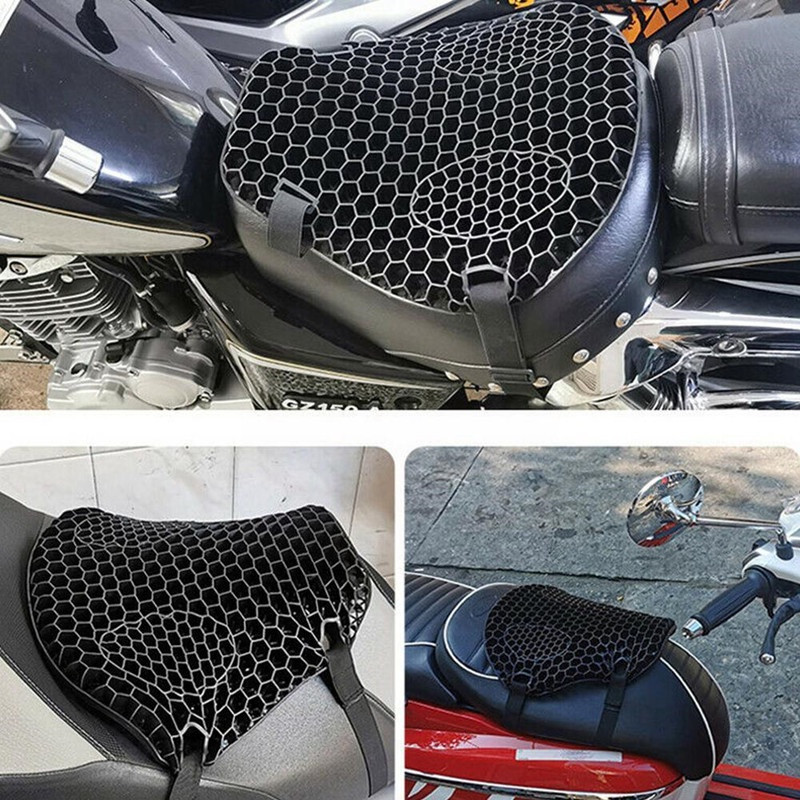 Đệm Lót Yên Xe Máy 3D Tổ Ong - Giảm Áp Lực Toàn Diện & Thoáng Khí Chống Trượt
