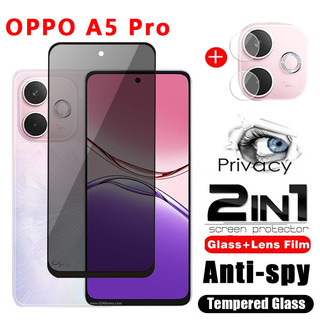 Dành Cho OPPO A5 i Pro A6 Pro 5G 2025 Kính Cường Lực Bảo Vệ Màn Hình full Cover Phim Bảo Vệ Điện Thoại Cho OPPOA6Pro OPPOA5Pro A5Pro OPPOA5i A5iPro A5i Pro Ống Kính Máy Ảnh