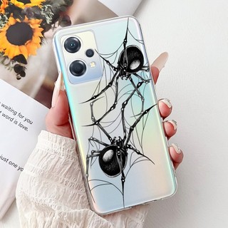 Vỏ Cho Oppo K10x 5G PGGM10 Vỏ Chống Sốc Sang Trọng Đá Cẩm Thạch Hoạt Hình Nhện Silicon Mềm Vỏ Điện Thoại Cho OPPOK10x K 10x Capa