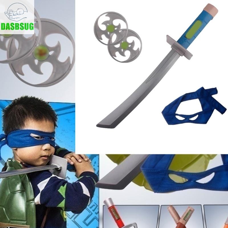 Dasbsug 2 3 Ninja Rùa Trang Phục Phụ Kiện Nĩa Vũ Khí Halloween Lạ Mắt Bộ Siêu Anh Hùng Trang Phục Hóa Trang Cho K
