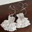 Treeling Nữ Tầng Ruffle Ren Chân Ấm Hơn Ngọt Ngào Trên Bắp Chân Tất Baggy Còng Mắt Cá Chân Gót Tất Lưới Chân loe