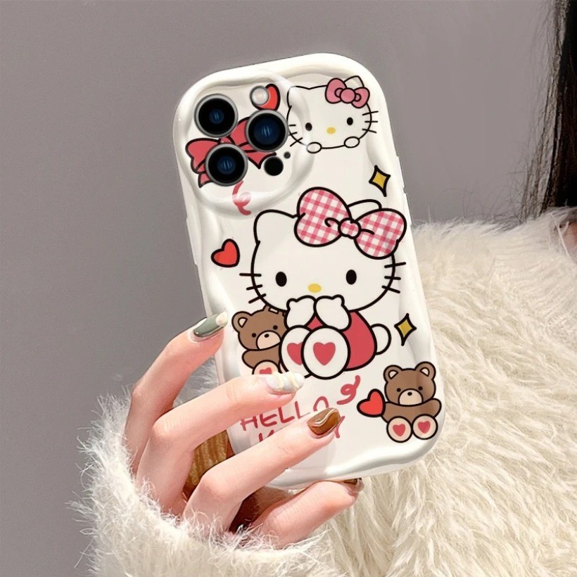 Ốp Điện Thoại Họa Tiết Cat Gấu Dễ Thương Tương Thích Cho OPPO A3X A3 Pro A40 A3S A5 AX5 A5S AX5S A7 AX7 A12e A12 A15 A15S A16 A16S A54S A8 A31 A5 A9 2020 F9 Pro Ốp Mềm