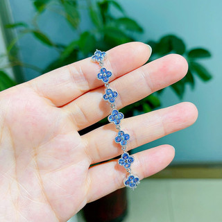 Châu Âu Mỹ ins Vòng tay Sapphire Spinel phong cách mới dành cho nữ