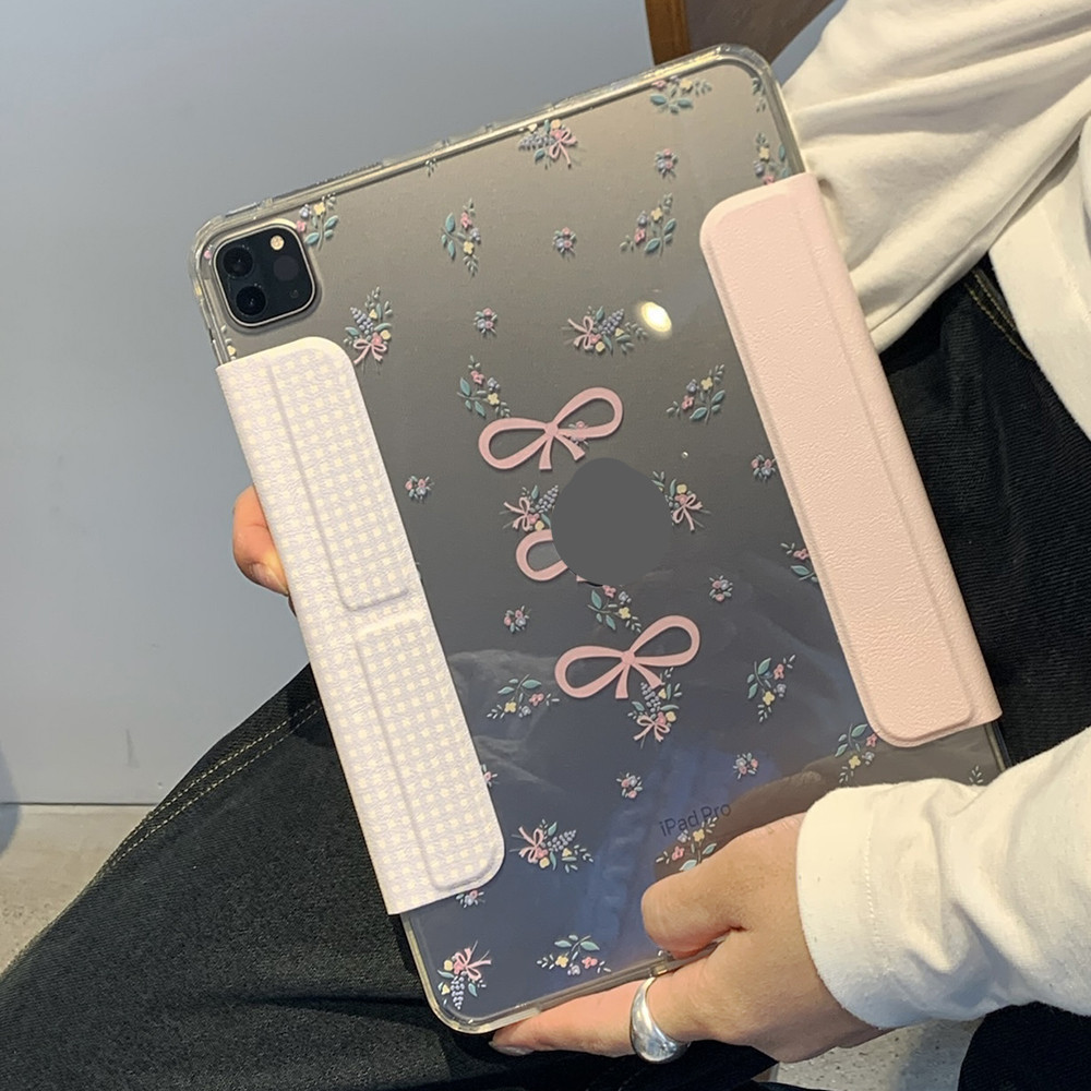 Vỏ Có Thể Tháo Rời Cho Mini6 Mini7 IPad 5 6 7 8 9 10th 11th A16 Air2 Air4 Air5 Air6 10.9 "Pro11 Pro12,9 2018 2020 2021 2022 Air M2 M3 Pro M4 11 13 2024 2025 Ba Nơ