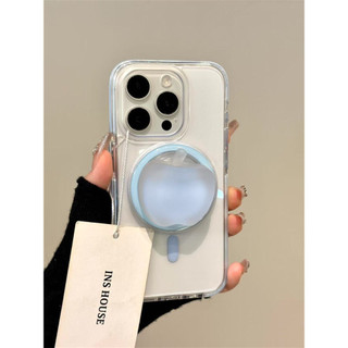 Ốp điện thoại giá đỡ từ tính mờ Dopamine sang trọng cho iPhone16 15 14 13 Pro Max Bảo vệ Camera chống sốc Vỏ cứng chống rơi